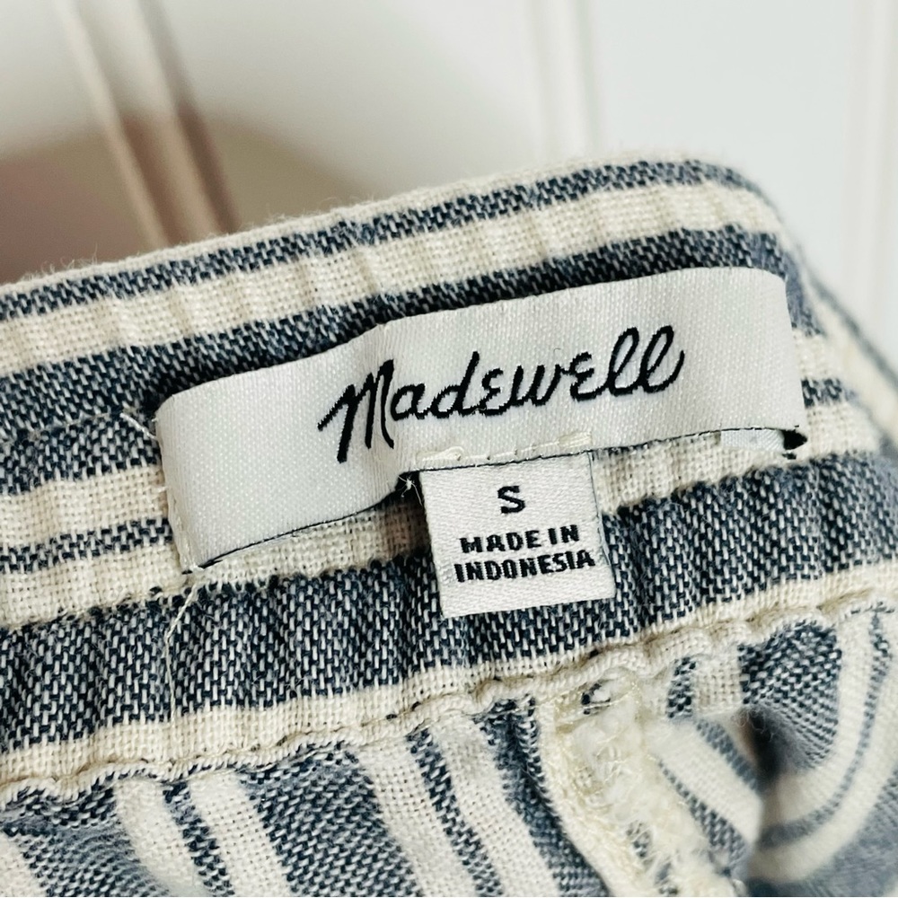 Madewell Striped Oahu Cover Up Shorts - Picture 6 of 7